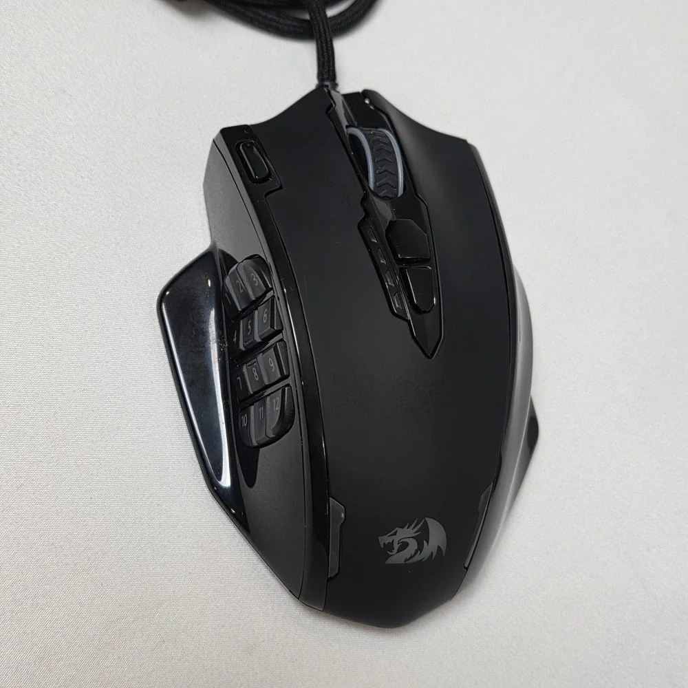 Redragon Impact Gaming‎ Mouse M908 Wired 12400 DPI 18 Programmable Buttons
